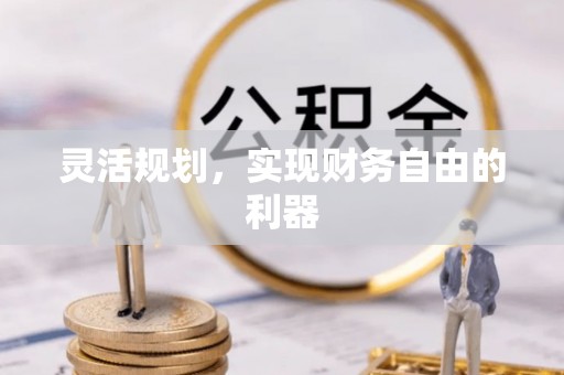 灵川灵活规划，实现财务自由的利器