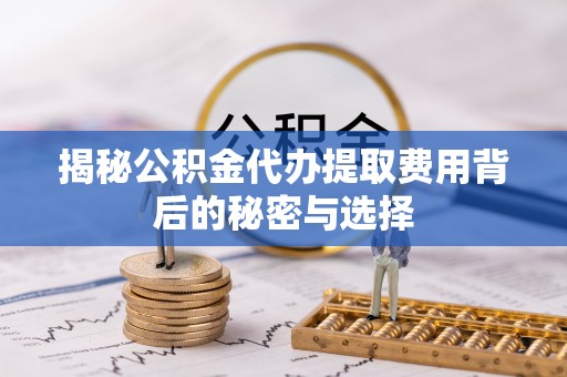 灵川揭秘公积金代办提取费用背后的秘密与选择