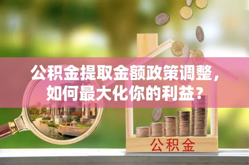 灵川公积金提取金额政策调整，如何最大化你的利益？