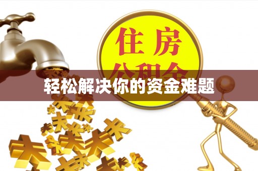 灵川轻松解决你的资金难题