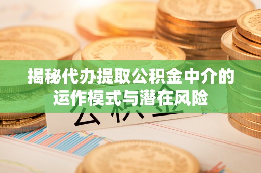 灵川揭秘代办提取公积金中介的运作模式与潜在风险