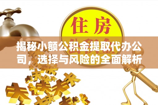 灵川揭秘小额公积金提取代办公司，选择与风险的全面解析