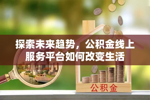 灵川探索未来趋势，公积金线上服务平台如何改变生活