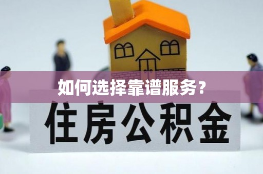 灵川如何选择靠谱服务？