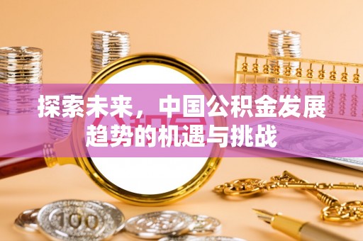 灵川探索未来，中国公积金发展趋势的机遇与挑战