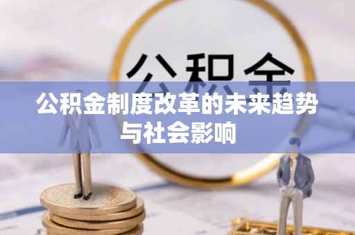 灵川公积金制度改革的未来趋势与社会影响